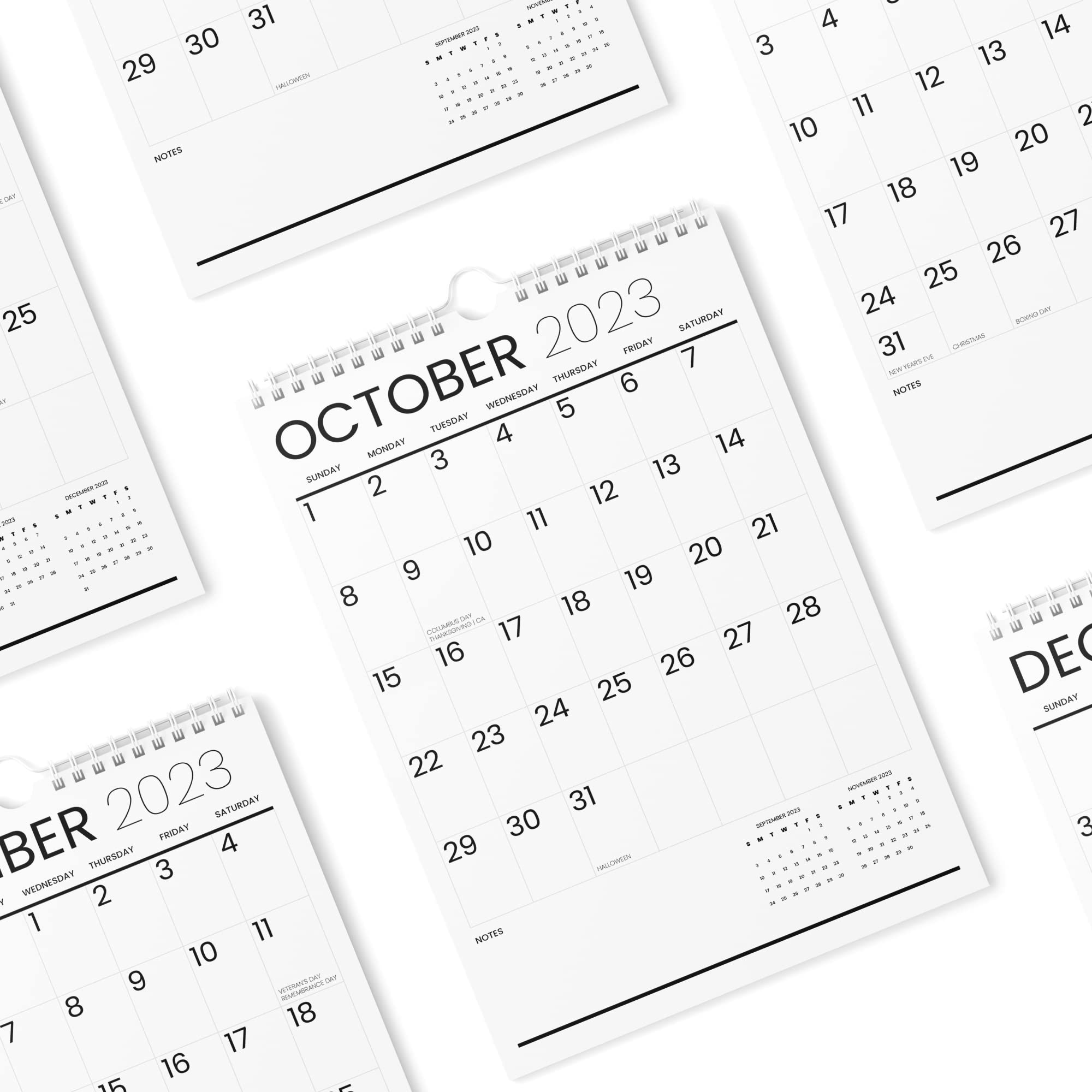 Calendar 2023 - Vertical 11x17 2023 Wall Calendar Runs Until June