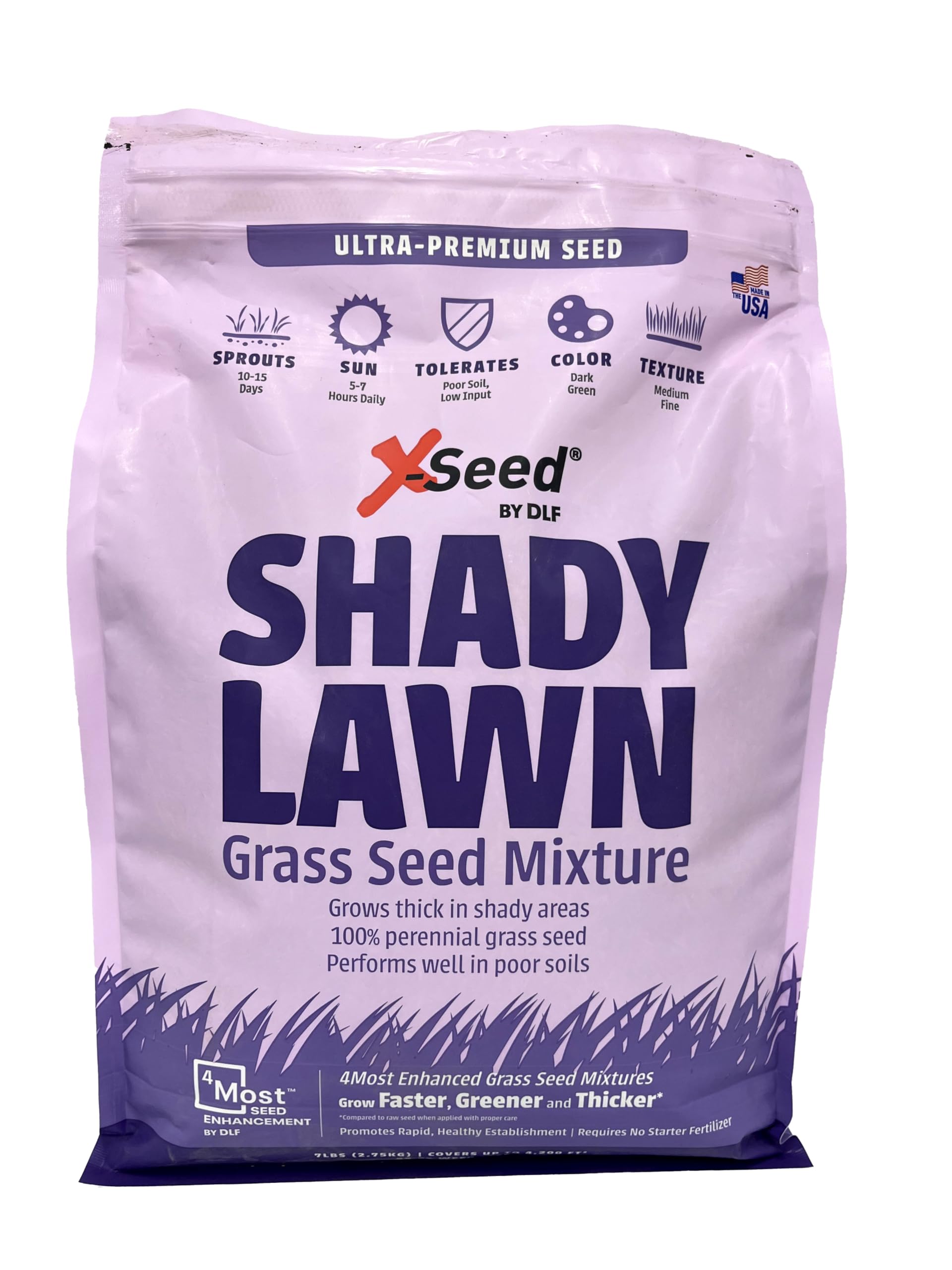 X-Seed Ultra Premium Shady Lawn Grass Seed Blend