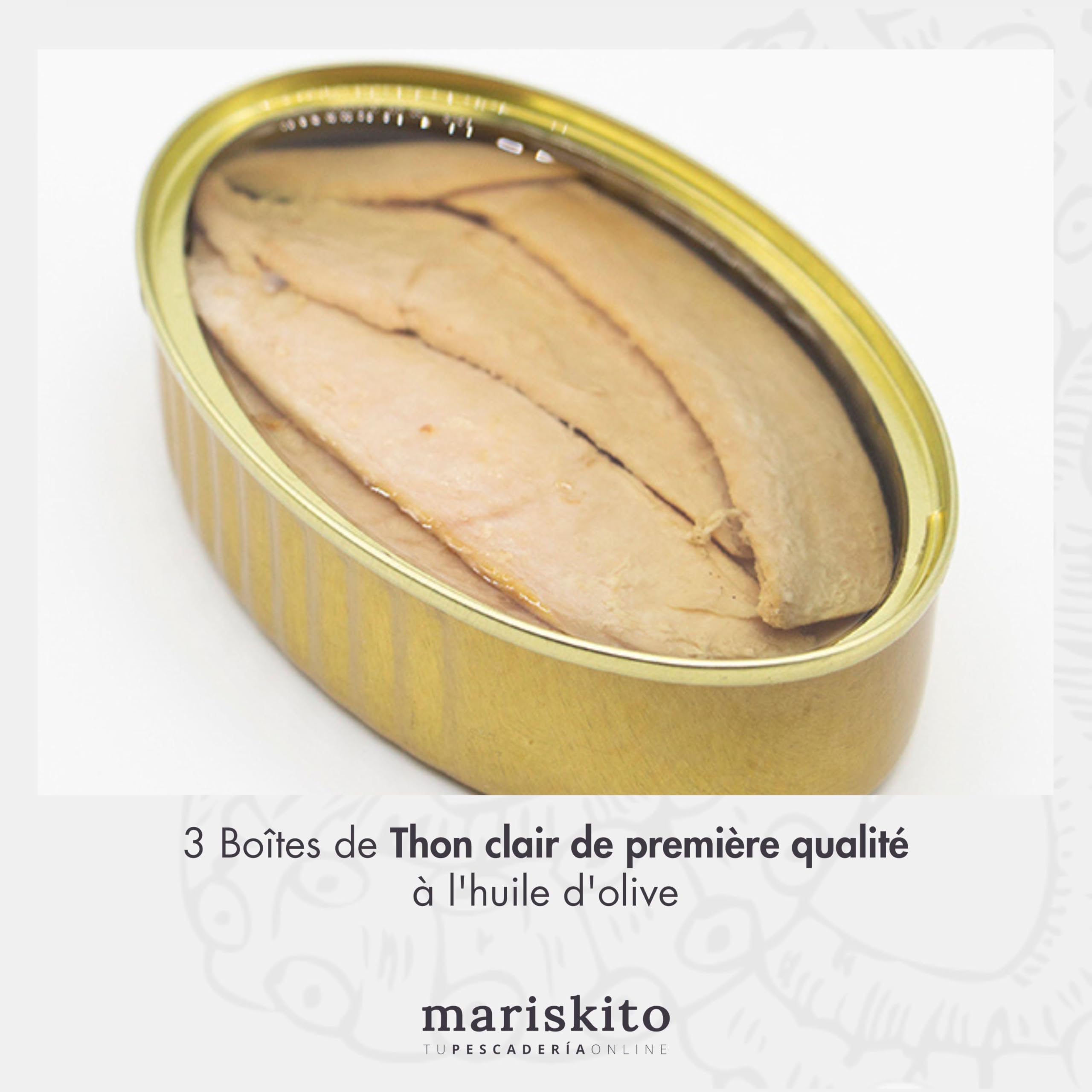 MARISKITO | Pack La Mer Gourmet - 12 Boîtes de conserves Gourmet - Boîtes de Conserve Galiciennes - Panier Cadeau - Coffret de Produits Délicatesse