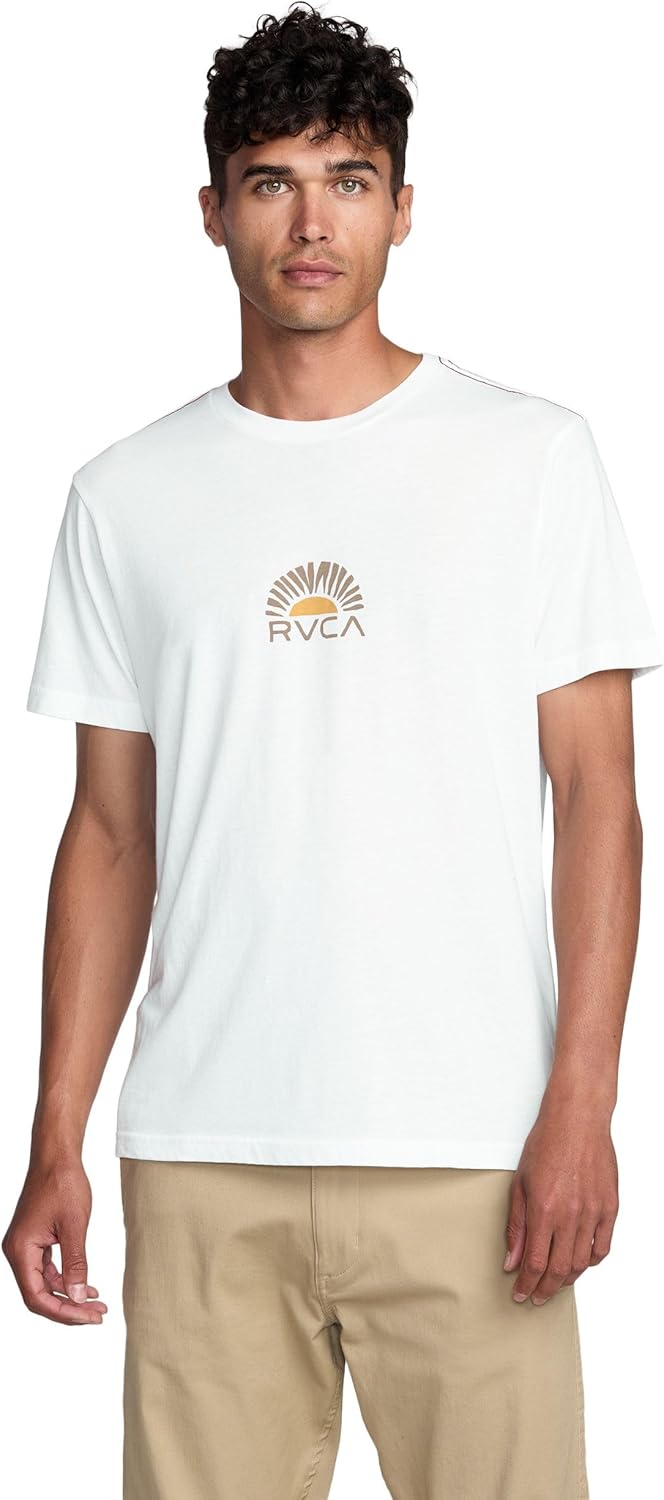 RVCA Mens Men's Rise Cut Ss Short Sleeve Tee - Image 5