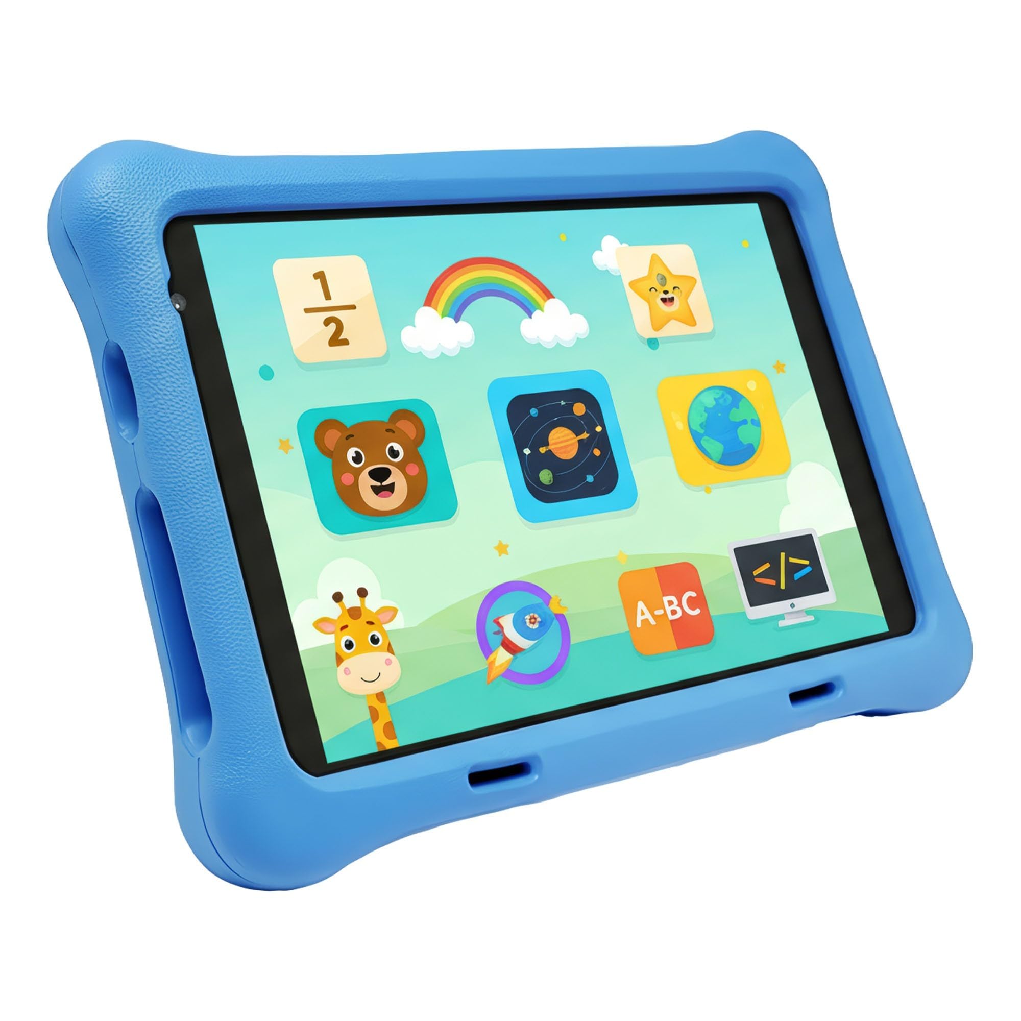 NPO NPK01Pro 8" 1280x800 IPS Ekran 4GB 64GB Android14 A523 2.0GHz Antişok Kılıf Çocuk Tableti (Mavi)