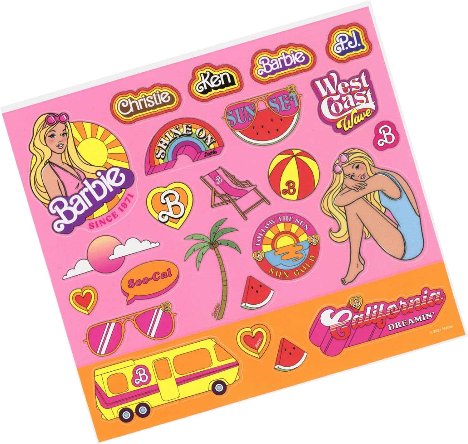 Polaroid 600 Instant Film Camera (Malibu Barbie) Bundle with Polaroid Originals Color Instant Film for 600 Cameras (8 Exposures) and Film Kit with Magnetic/Hanging Frames, Storage Box (3 Items)