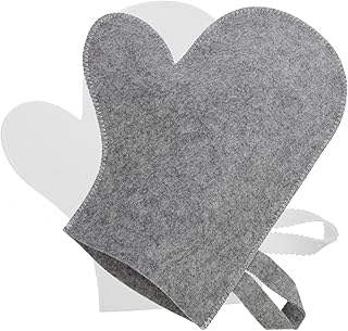 YARNOW 2 Peças De Feltro Luvas De Sauna Luvas De Moda Luvas De Esfoliação Corporal Ferramentas De Limpeza Esfoliante De Banho Chuveiro Esfoliante De Costas Luvas De Esfoliação Corporal