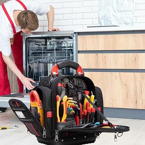 Miniatura 4 de Tool Bag Box Organizer with Pockets,Oxford Carrier with Carry Handle Storage for Mechanics Carpenters Wrench Motorcycle