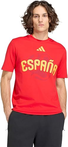 adidas Men's FIFA World Cup 2026 T-Shirt, Spain/Vivid Red, Large