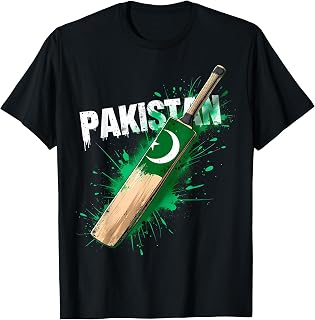 Pakistan Cricket Bat T-Shirt