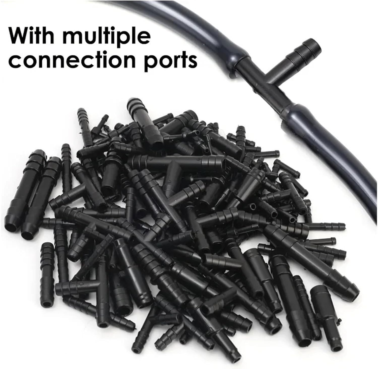 coolant hose connector 128-Piece Car Hose Connector Assortment Set, Compatible With Cooling And Fuel Systems