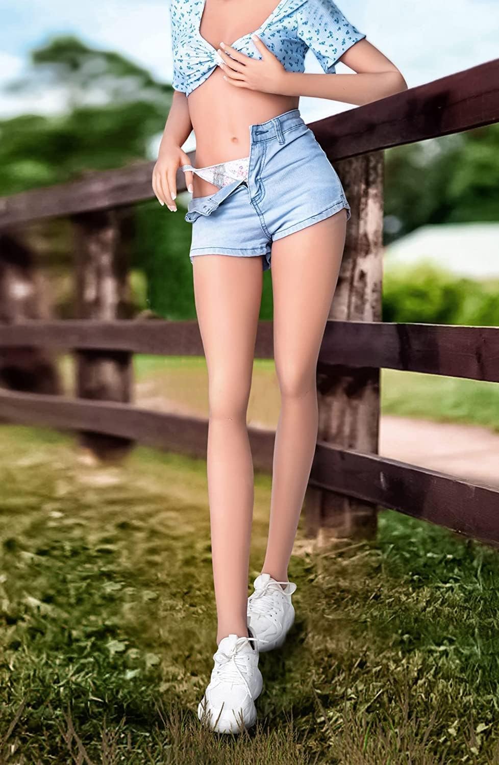 Amazon.com: Small Breasts Sex Dolls, TPE Silicone Doll Full Body Sex ...