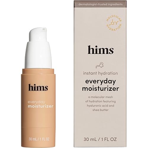 hims Everyday Moisturizer for Men - Lightweight, Hydrating Men's Face Moisturizer with Hyaluronic Acid and Shea Butter - 1 fl oz