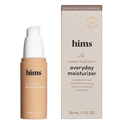 hims Everyday Moisturizer for Men - Lightweight, Hydrating Men's Face Moisturizer with Hyaluronic Acid and Shea Butter - 1 fl oz