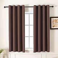 Vista 78 de Pickluc - Paneles de cortinas opacas con ojales, cortinas para bloquear la luz para el dormitorio, aisladas térmicamente, reducción de ruido