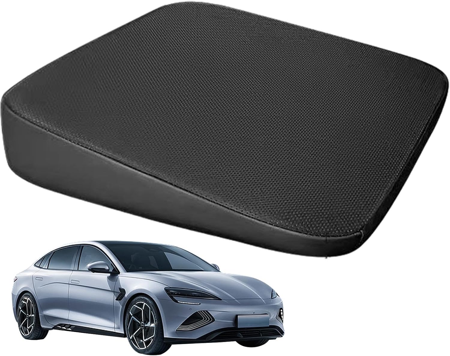 Seat Cushion Pad, Car Height-Enhancing Cushion, Car Seat Back Cushions for Driving, Unive-rsal Wedge Car Seat Cushion, Ergonomic Sloping Seat Cushion, Univ-ersal Inclined Cushion for All Seasons