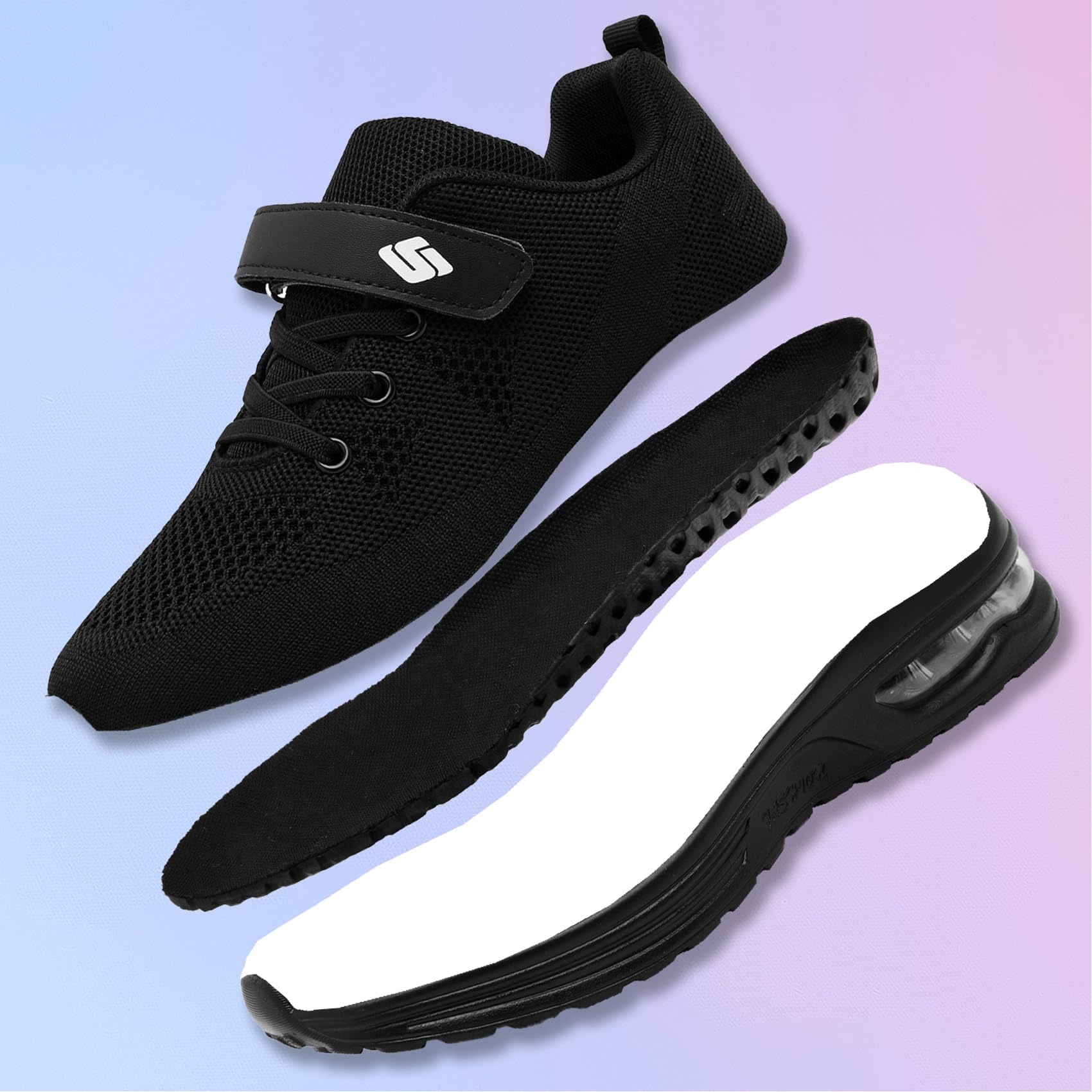 Sneaker Casual da Bambini Ragazzi Scarpe da Corsa Scarpe da Ginnastica Unisex-Bambino Outdoor Camminata Tennis Scarpe Sportive Traspirabile Leggere