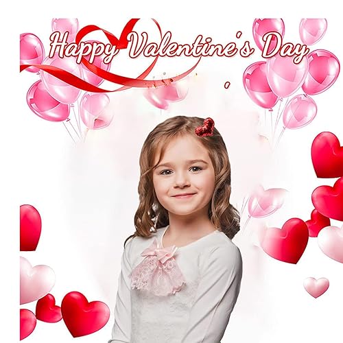 Miniatura 4 de Pinzas para el cabello de corazón con purpurina para el día de San Valentín pasadores de pelo con lentejuelas para niñas para el día de San Valentín