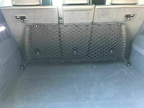 Miniatura 5 de Red de carga organizadora de maletero de asientos traseros para Audi Q8 SQ8 2019-2023 – Red de carga estilo sobre para SUV – Organizador de maletero