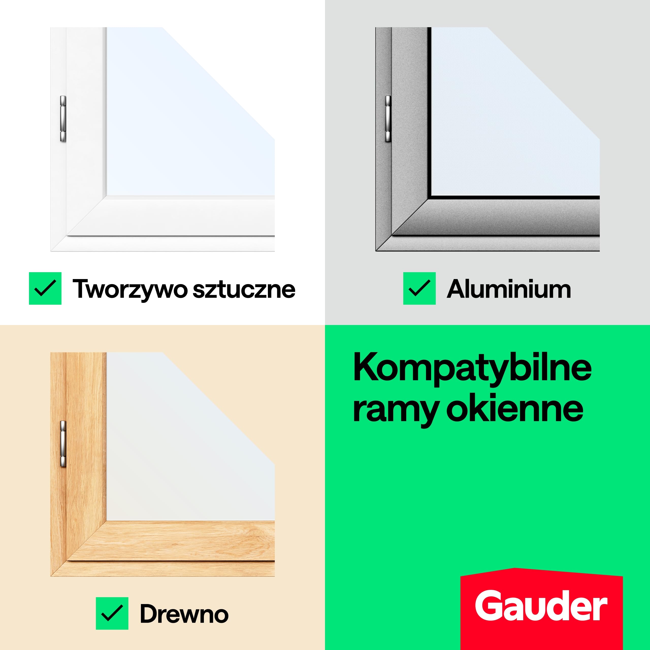 GAUDER Siatka na Okno Przeciw Owadom - Moskitiery Samoprzylepne z Taśmą Rzepową - Gęsta Siatka na Komary Bez Wiercenia - Ochrona Okna przed Owady (130 x 150 cm - Czarna)