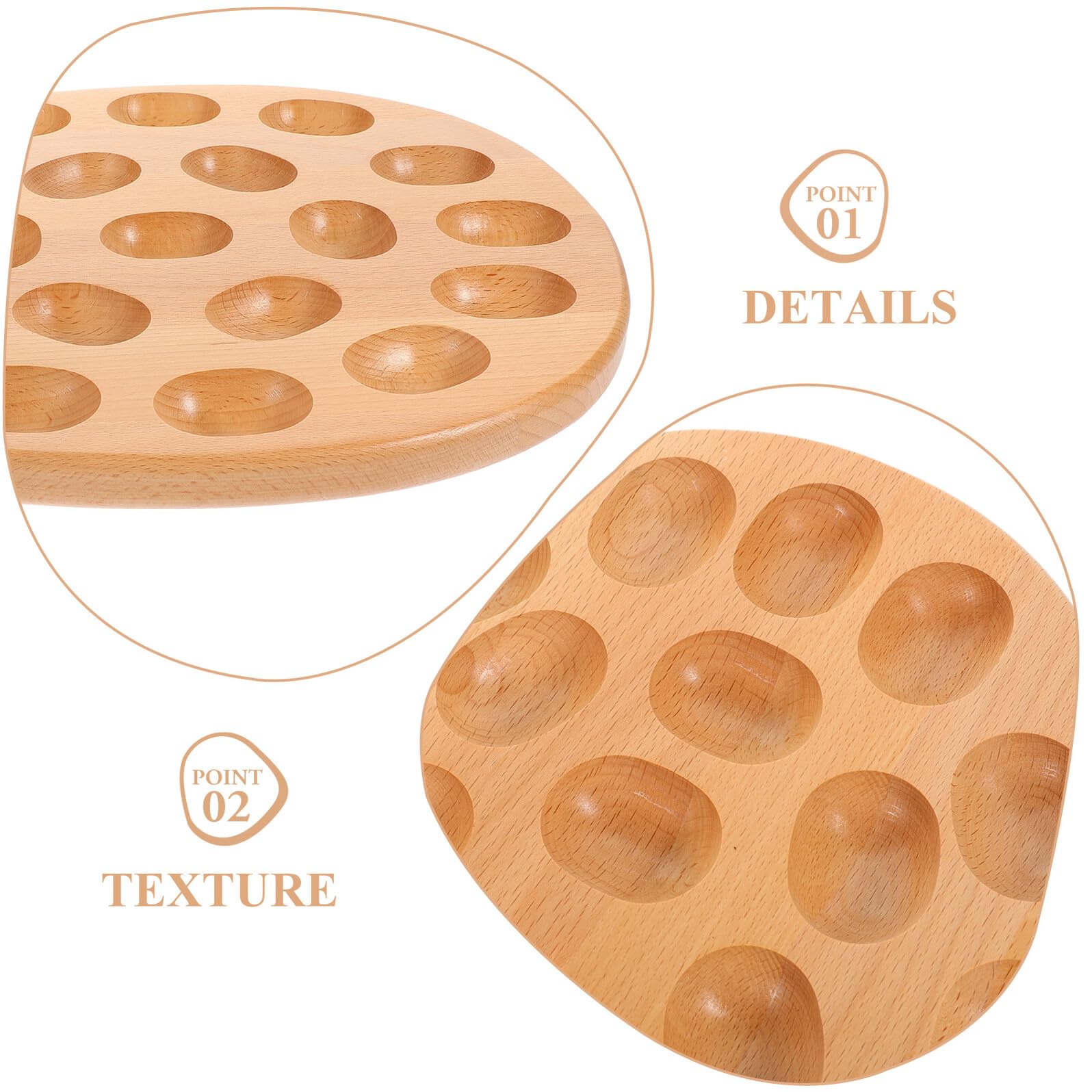 Portavoz De Huevo Sostenedor del Huevo del Refrigerador Recipiente De Almacenamiento Brown
