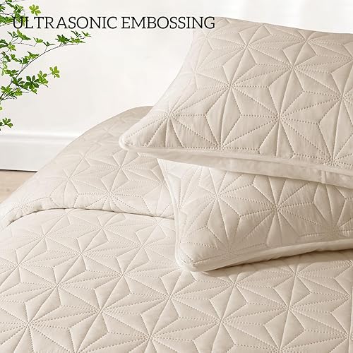 Miniatura 7 de Whale Flotilla Juego de ropa de cama tamaño California King, colchas suaves de gran tamaño tamaño King para todas las estaciones, colchas ligeras