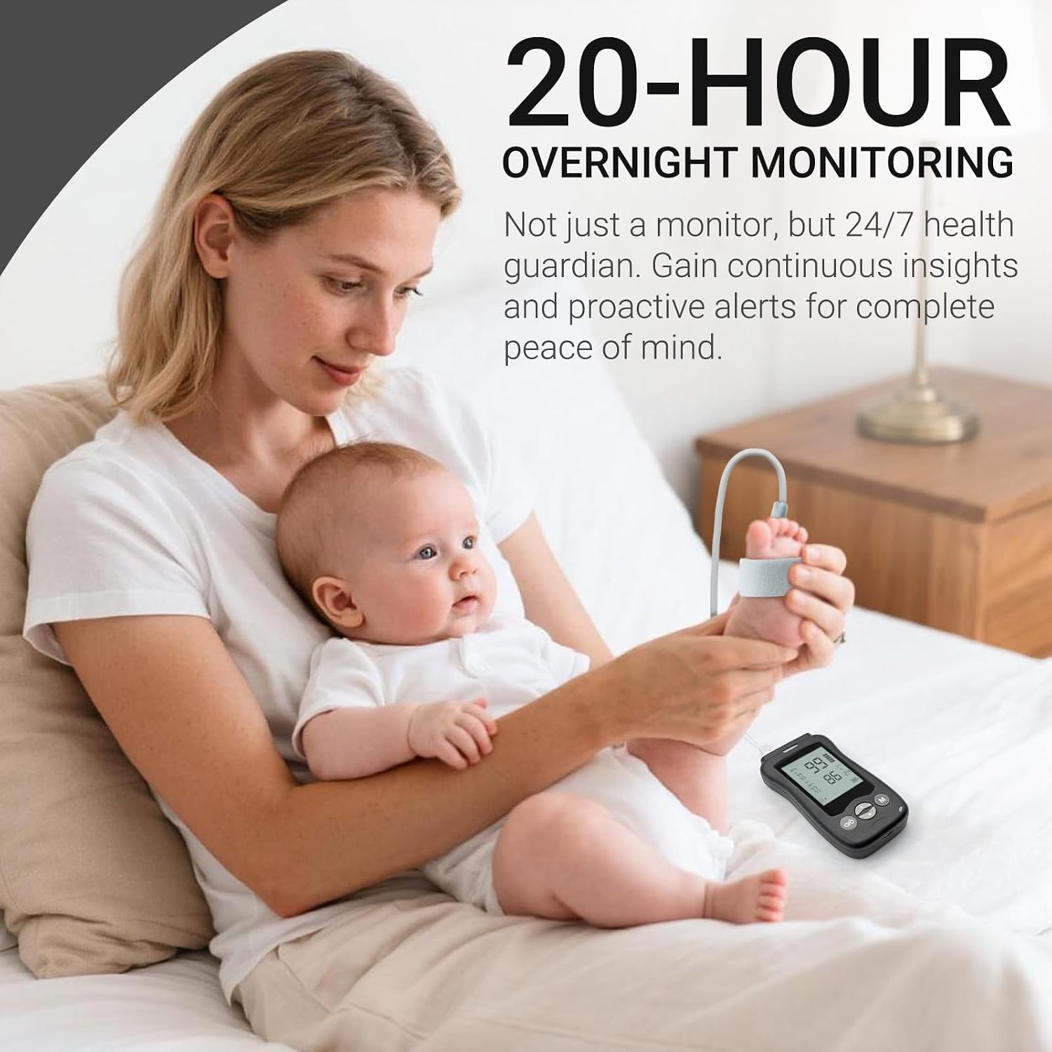 Pulse Oximeter, High Accuracy Handheld Pulse Oxi Blood Oxygen Monitor for SpO2 PR Blood Oxygen Saturation for Family, Black