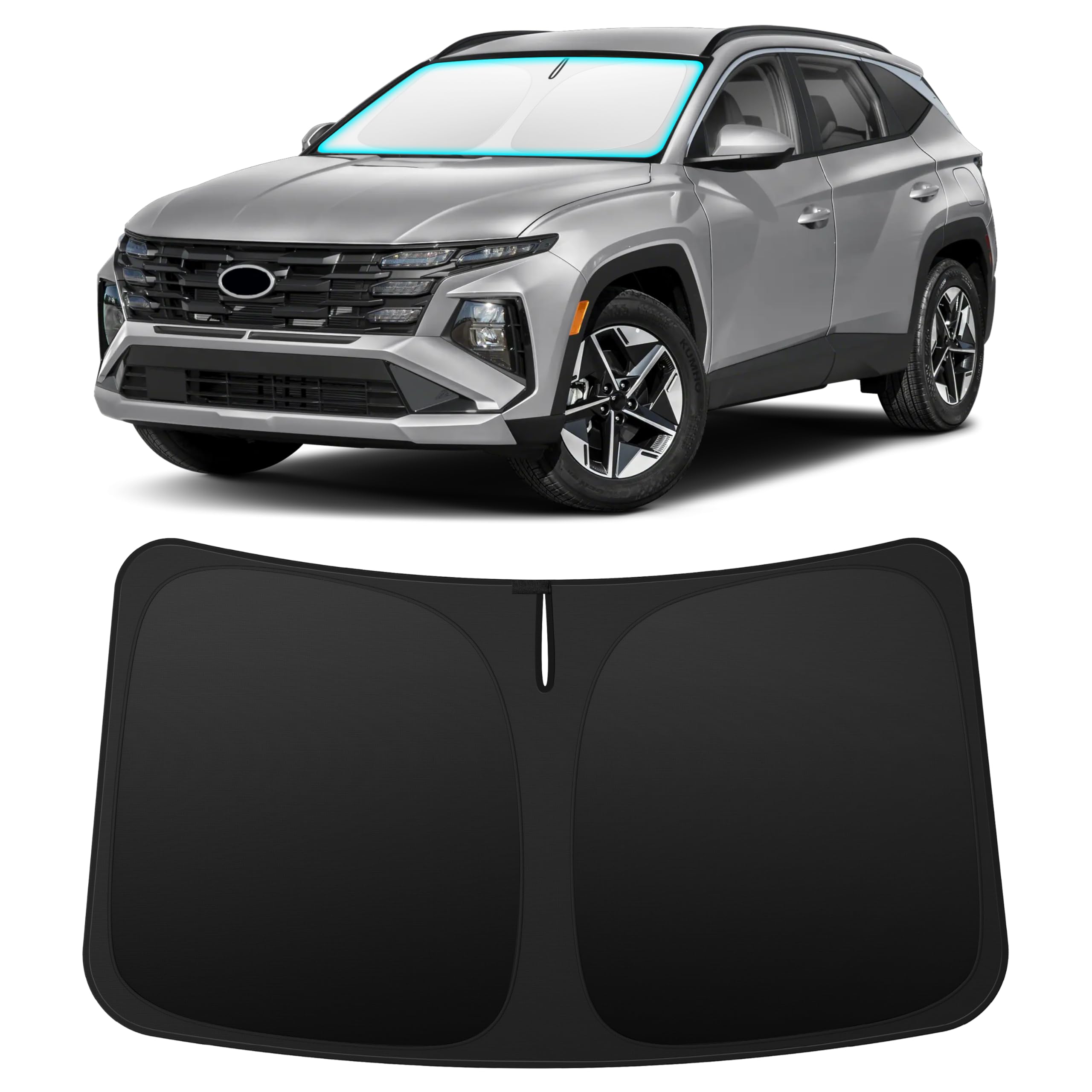 INSAUTO Custom Fit Windshield Sun Shade for Hyundai Tucson 2022-2026