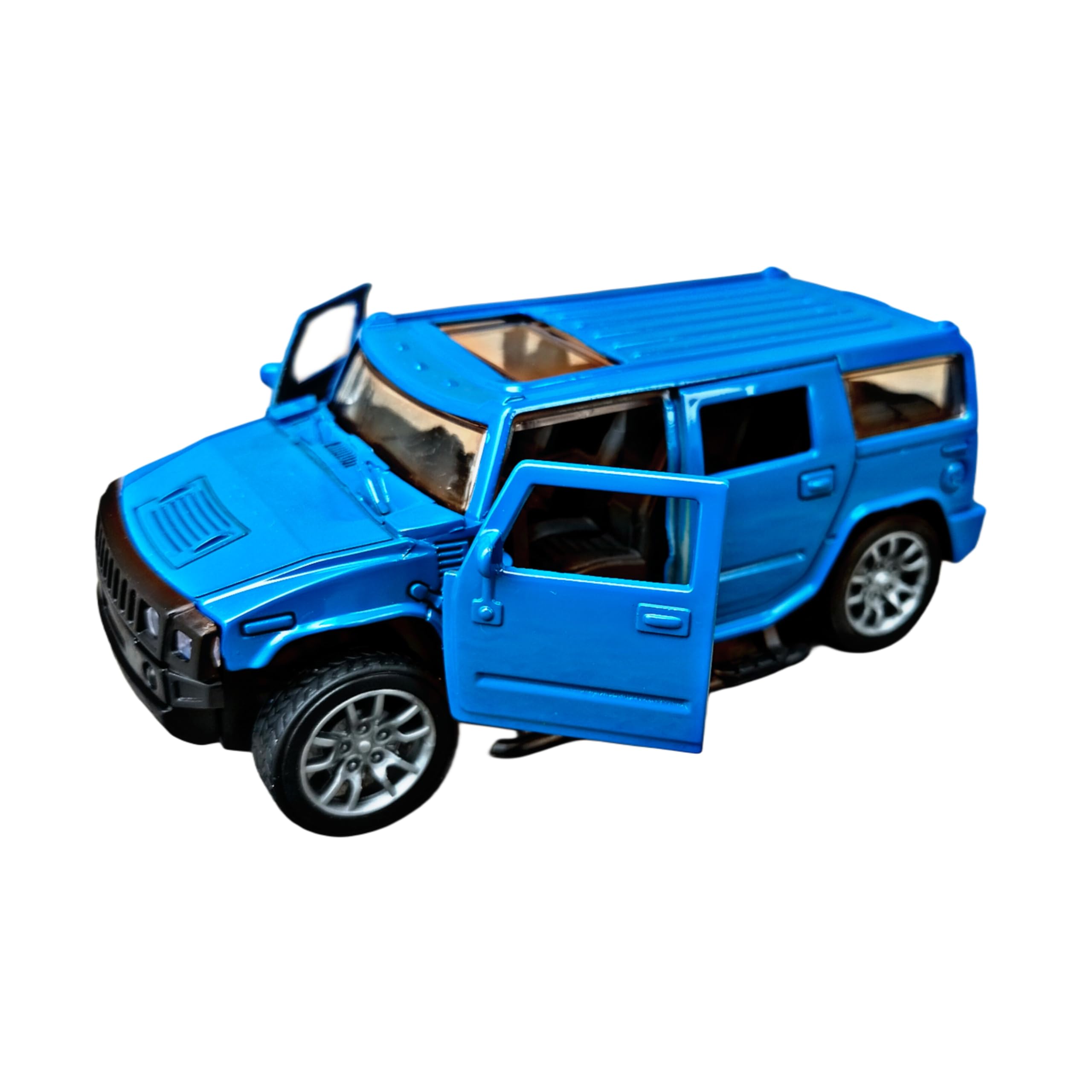 RUHANI Hummer Metal Jeep Diecast Toy Car with Openable Doors 1:36 Scale/Best Gift for Kids [Colors as per Stock]