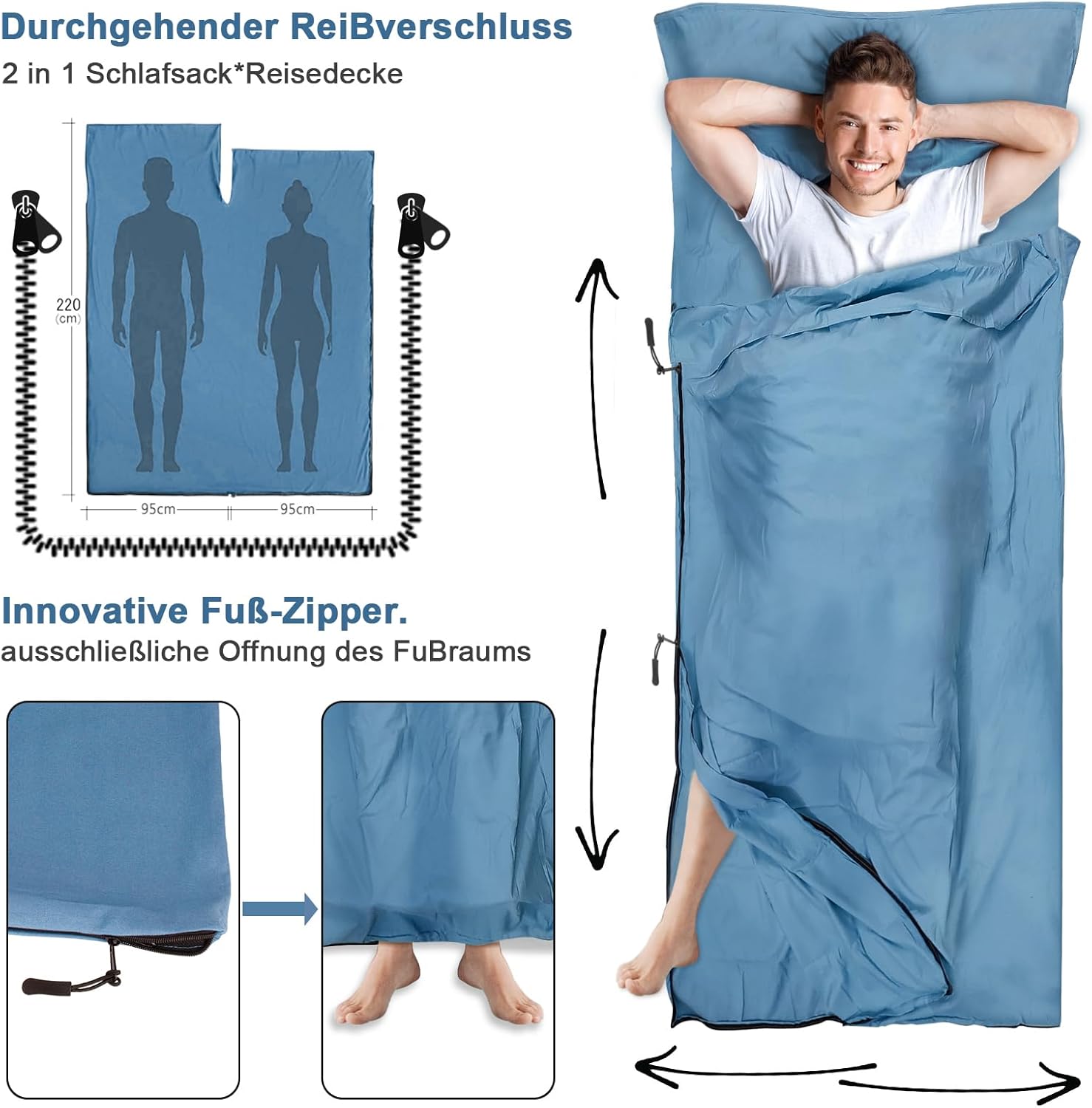Sleeping Bag Liner, Updated Adult Sleep Sack Jamaica Ubuy