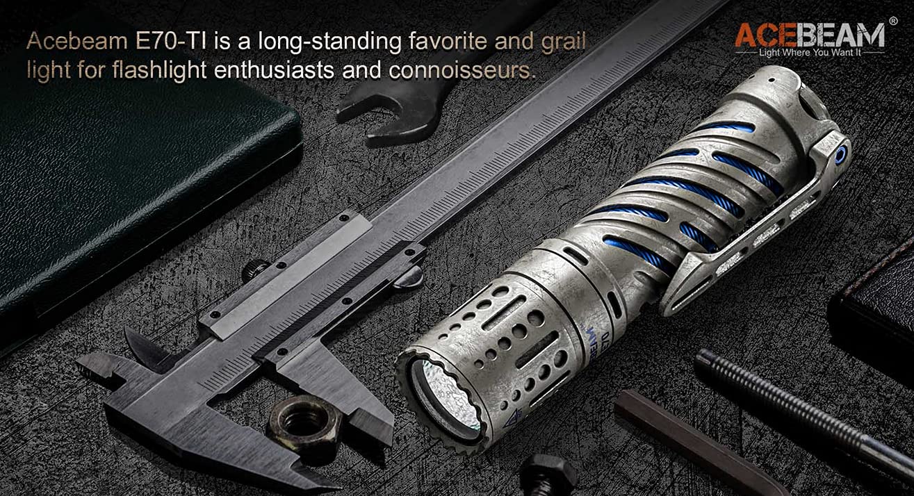Amazon.co.jp: ACEBEAM E70 充電式EDCフラッシュライト 最大4000