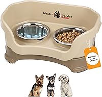 Vista 25 de Neater Pet Brands Neater Feeder Deluxe Cuencos para Perros Elevad os a Prueba de Derrames para Perros Pequeños Menos de 19 lbs, Fabricado en EE.UU.