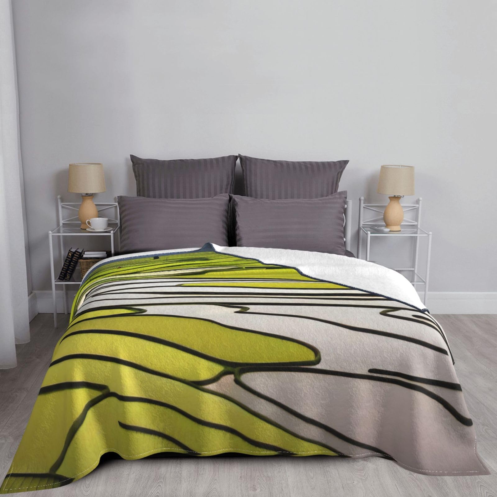 Couverture Lestée Avec Symbole Yin Yang Couverture Douce Et Chaude - Imprimé - Taille L - 150 X Couverture Lestée Avec Symbole Yin Yang Couverture Douce Et Chaude - Imprimé - Taille L - 150 X