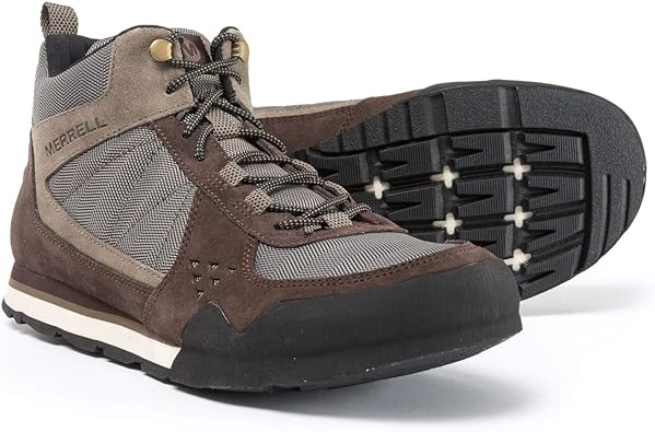 Merrell burnt rock mid boots Clearance