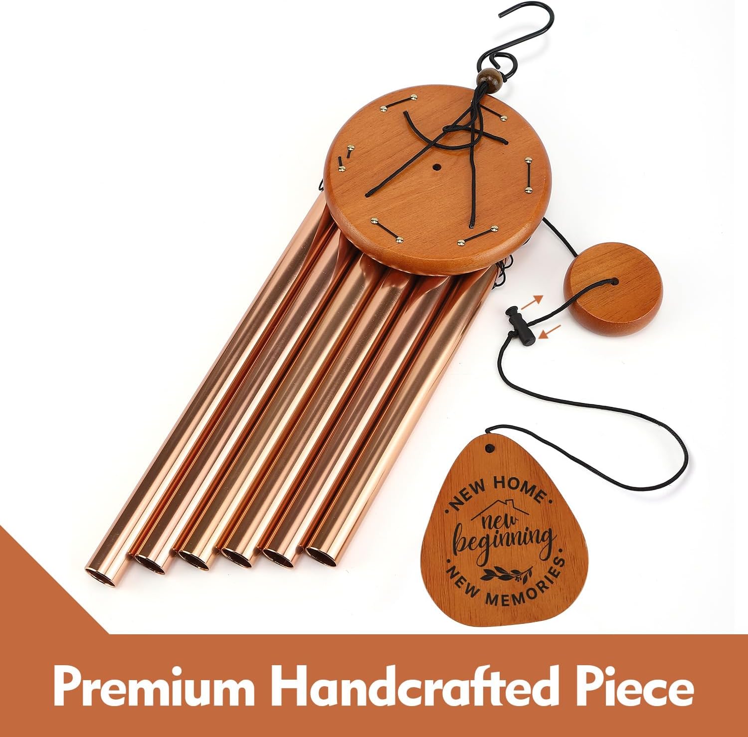AMBOBE House Warming Gifts New Home, 32" Wind Chimes Housewarming Gifts image 4