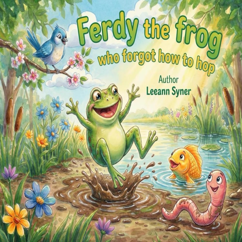 Ferdy, The frog who forgot how to hop.