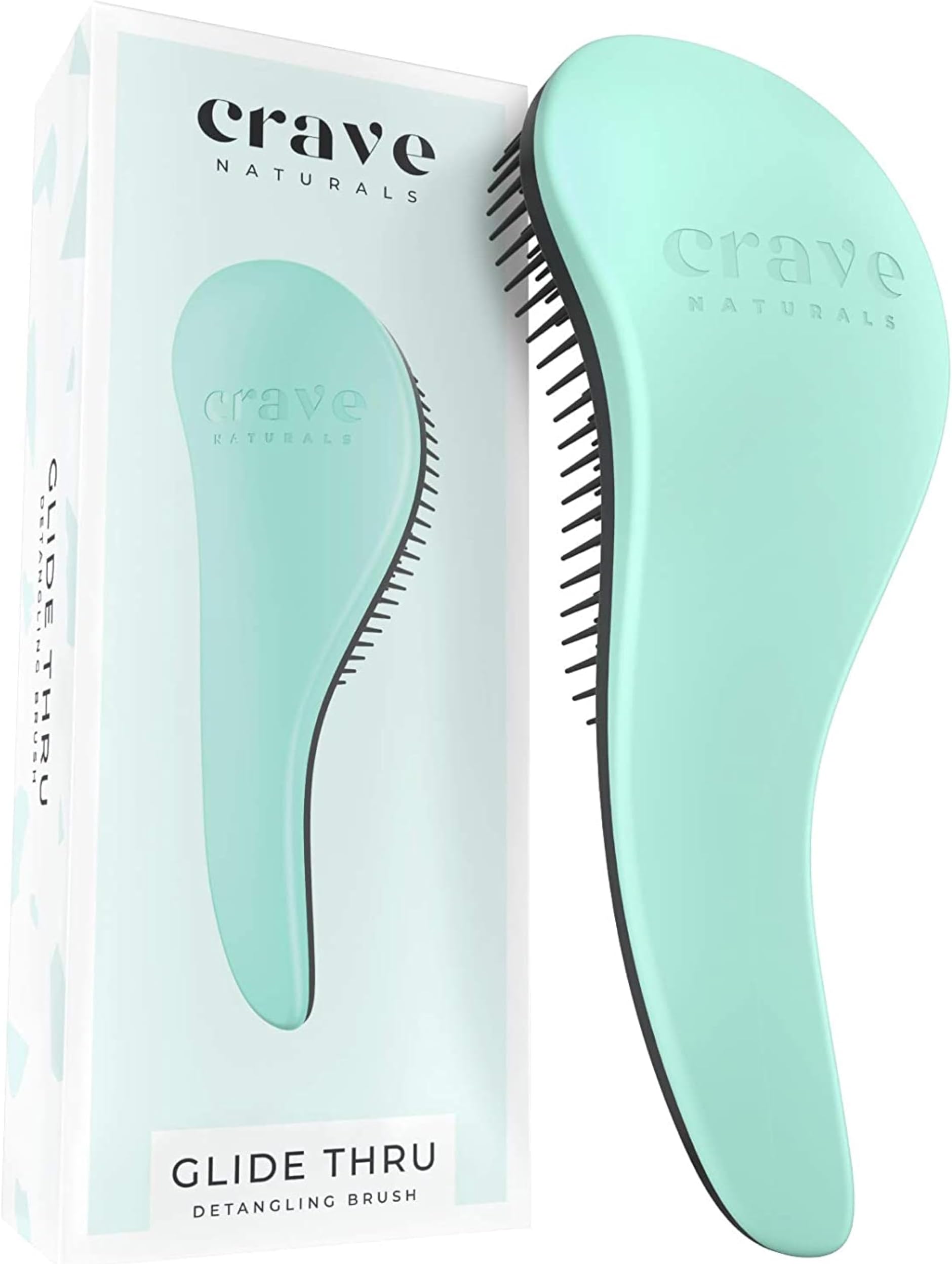 BIGGIE Glide Thru Detangling Brush Black