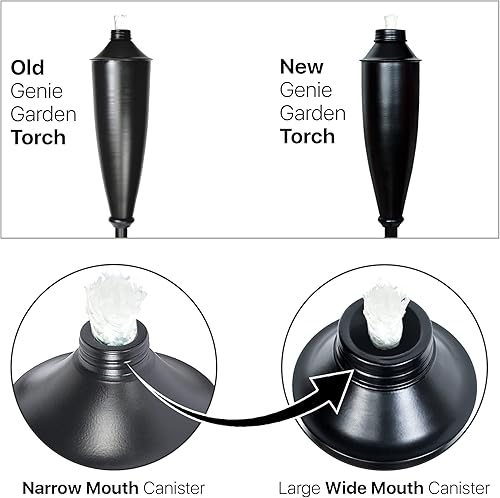 Miniatura 8 de Antorchas de jardín Deco Home, juego de 4., Negro