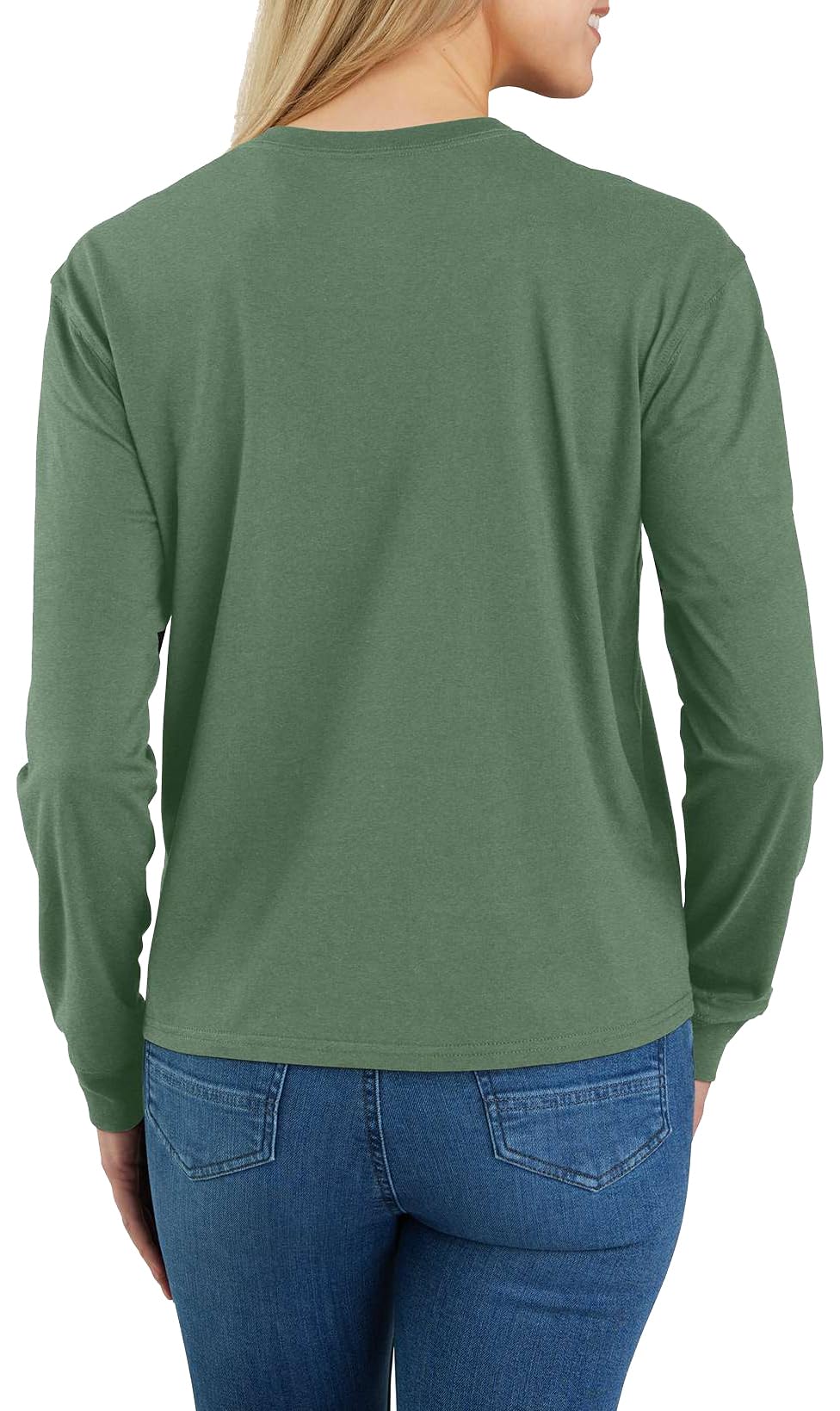 Carhartt Damen Tencel Fiber Series Loose Fit Long-Sleeve Pocket T-Shirt T-Shirt (1er Pack)