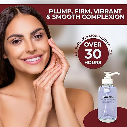 Miniatura 5 de BIOCHEM Black Rose Activating Essence - 4.06 onzas líquidas / 4.1 fl oz, esencia facial hidratante y antienvejecimiento con fórmula lujosa para el