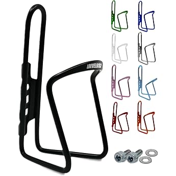 JABs Aluminum Drinks Bottle Holder Road Bike Bottle Holder Bicycle Drink Holder, black