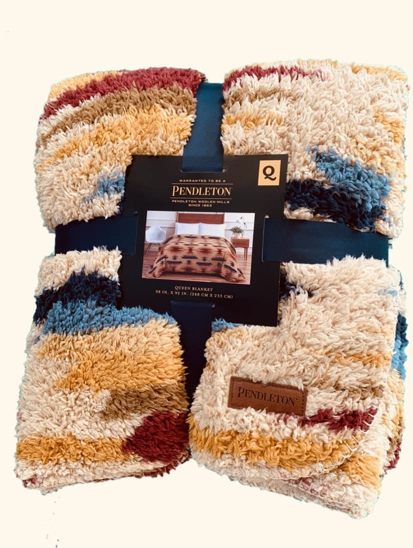 Amazon｜ペンドルトン ブランケット クイーン ショートサンズ
