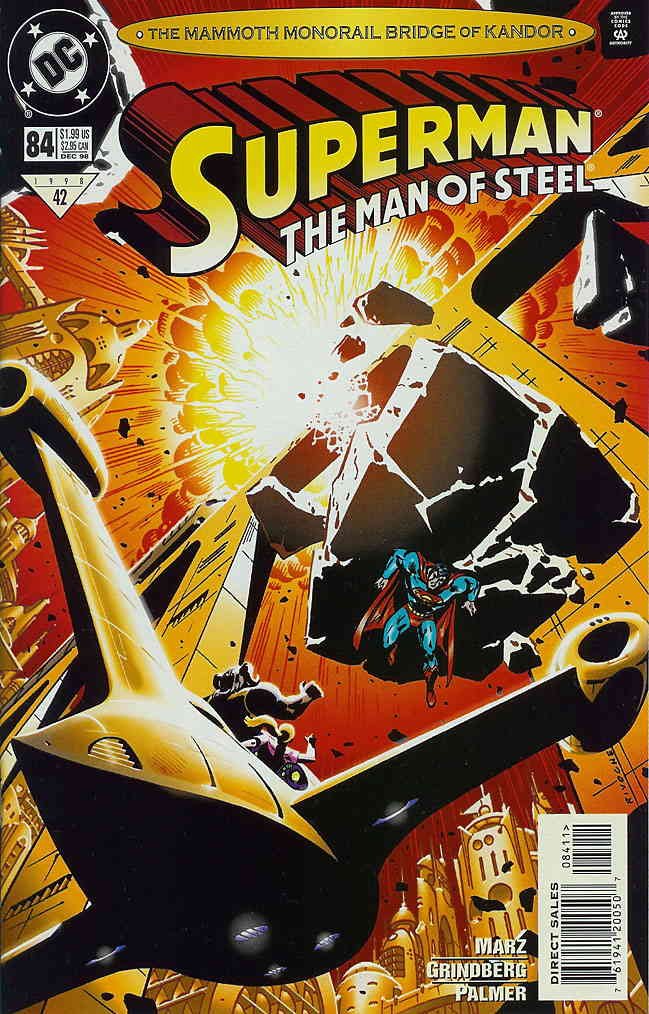 SUPERMAN コミック Amazon.com: Superman: The Man of Steel #84 VF ; DC comic book