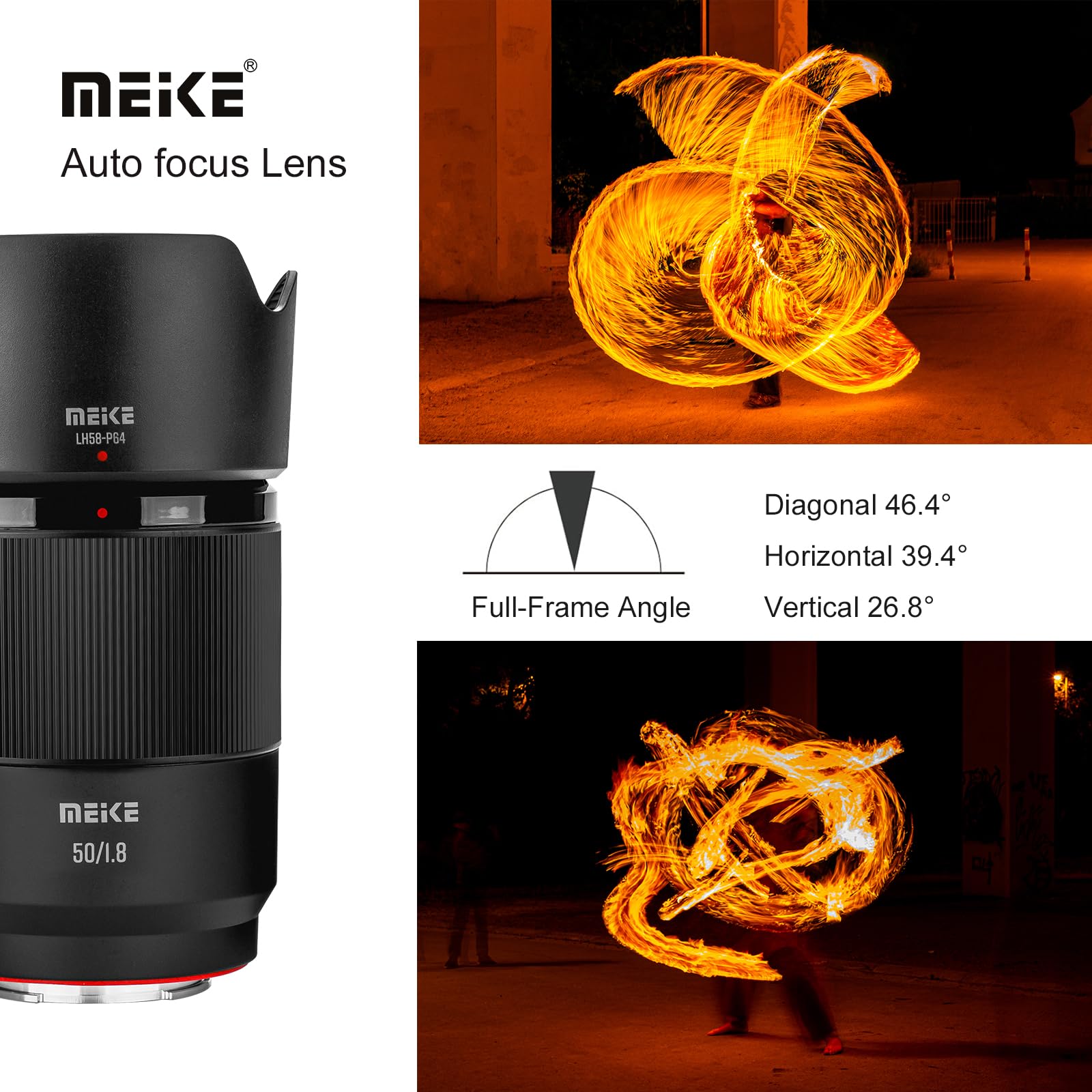 Amazon.co.jp: Meike 50mm F1.8 オートフォーカス STM