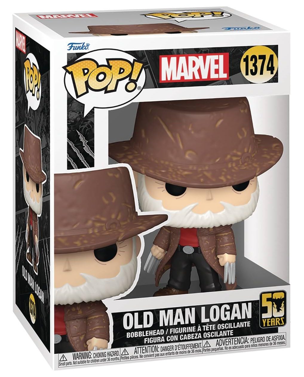 Amazon.com: POP Marvel: Wolverine 50th Anniversary - Old Man