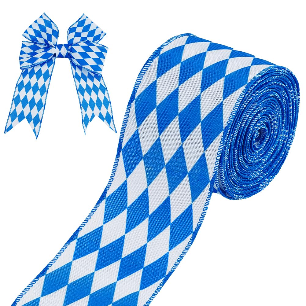 Ruban à carreaux pour Oktoberfest et Hanukkah, idéal pour sublimer vos tables de fête