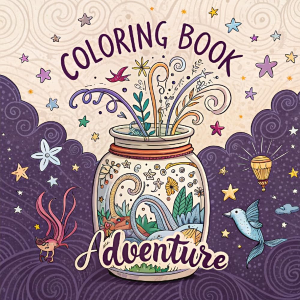 Coloring Book: Adventure (Magic Jar)