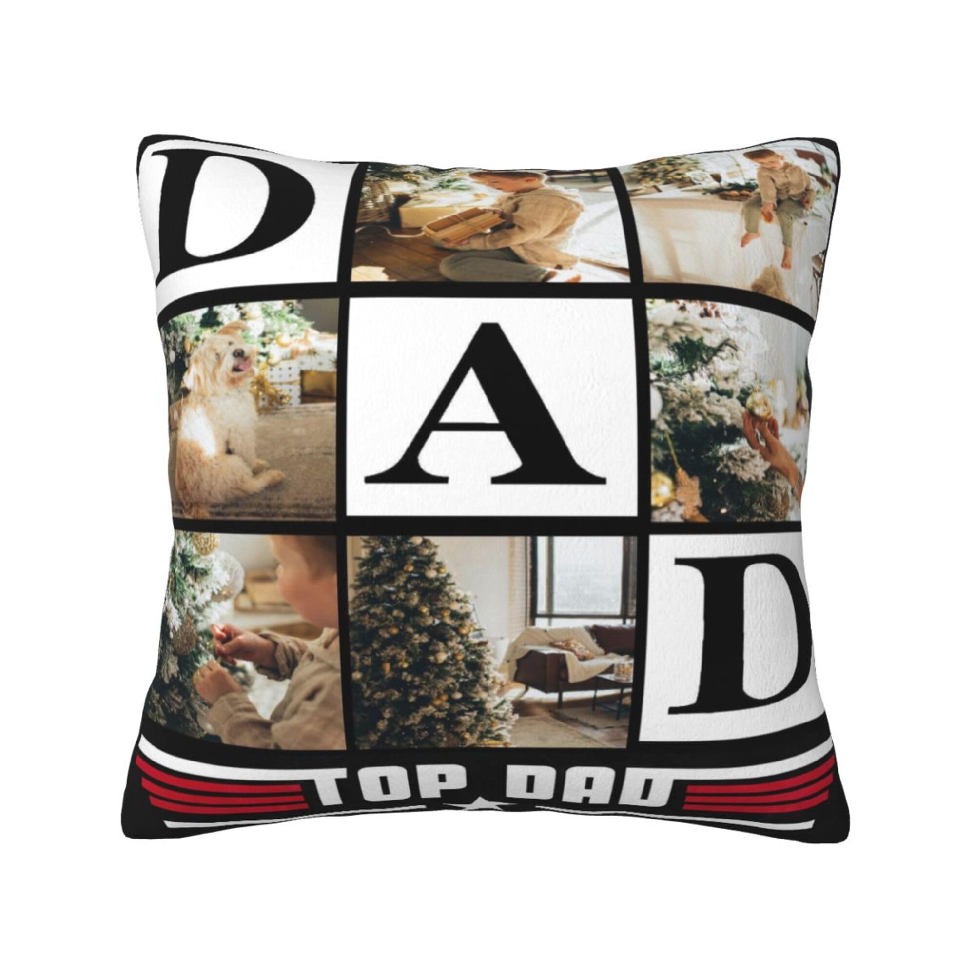 NGGBBDYGB Personalized Pillows With Picture Customized Pillow Face Shaped Pillow Pet 18x18 Cover