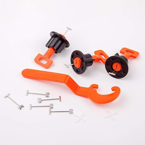 Miniatura 2 de Kit de Sistema de Nivelación de Azulejos con 200 Niveladores de Azulejos y 4 Llaves Especiales y 1000 Separadores de Azulejos de 2mm