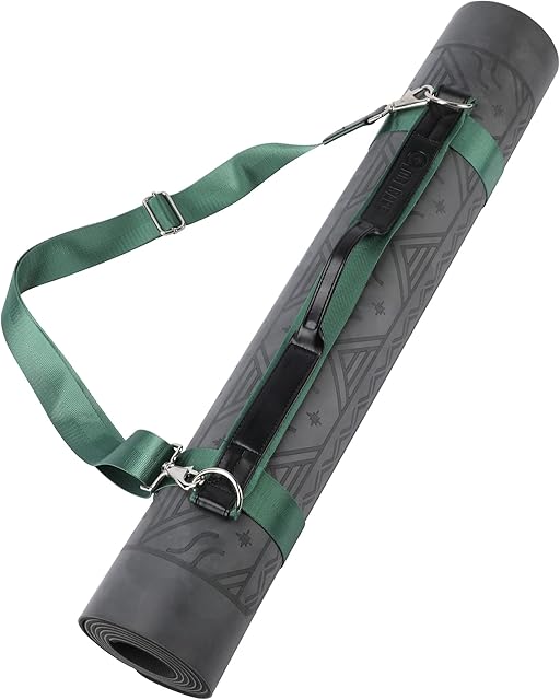 Yogi Bare Yoga Strap for Carrying Mat - Adjustable Yoga Mat Carry Sling Vegan Leather & Nylon - Yoga Accessories & Equipment for Travel