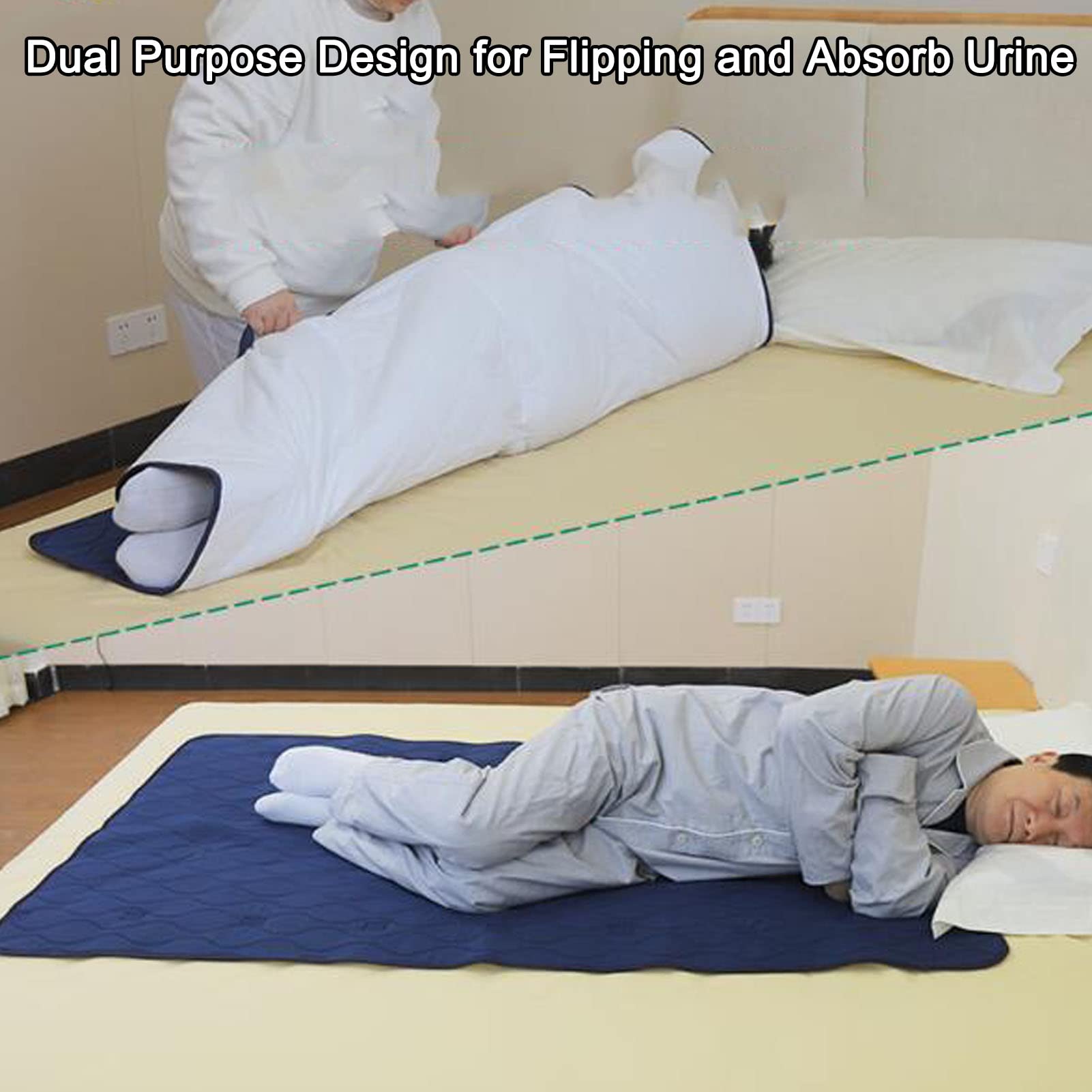 Completo Letto Matrimoniale Bluette Fiori Foglie - In Cotone - Foto 6