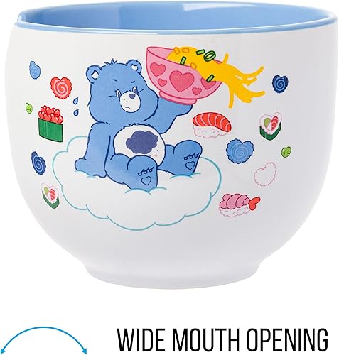 Miniatura 94 de Silver Buffalo The Powerpuff Girls Girl Power Featuring Blossom, Bubbles, and Buttercup Ceramic Ramen Noodle Rice Bowl with Chopsticks, Microwave