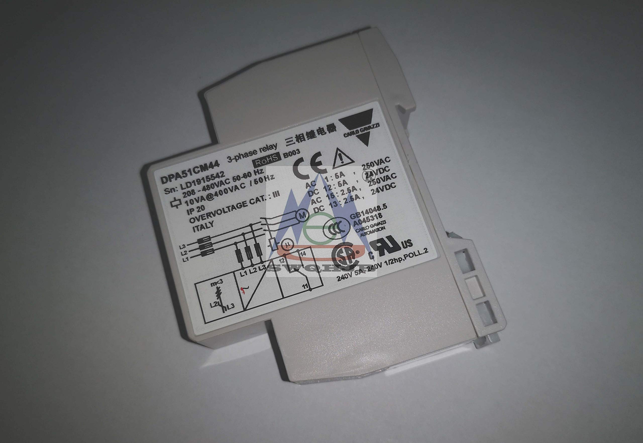 Relè Di Monitoraggio Trifase DPA51CM44 | Controllo Tensione/Corrente | Per Motori, Ascensori, Climatizzatori - Foto 2