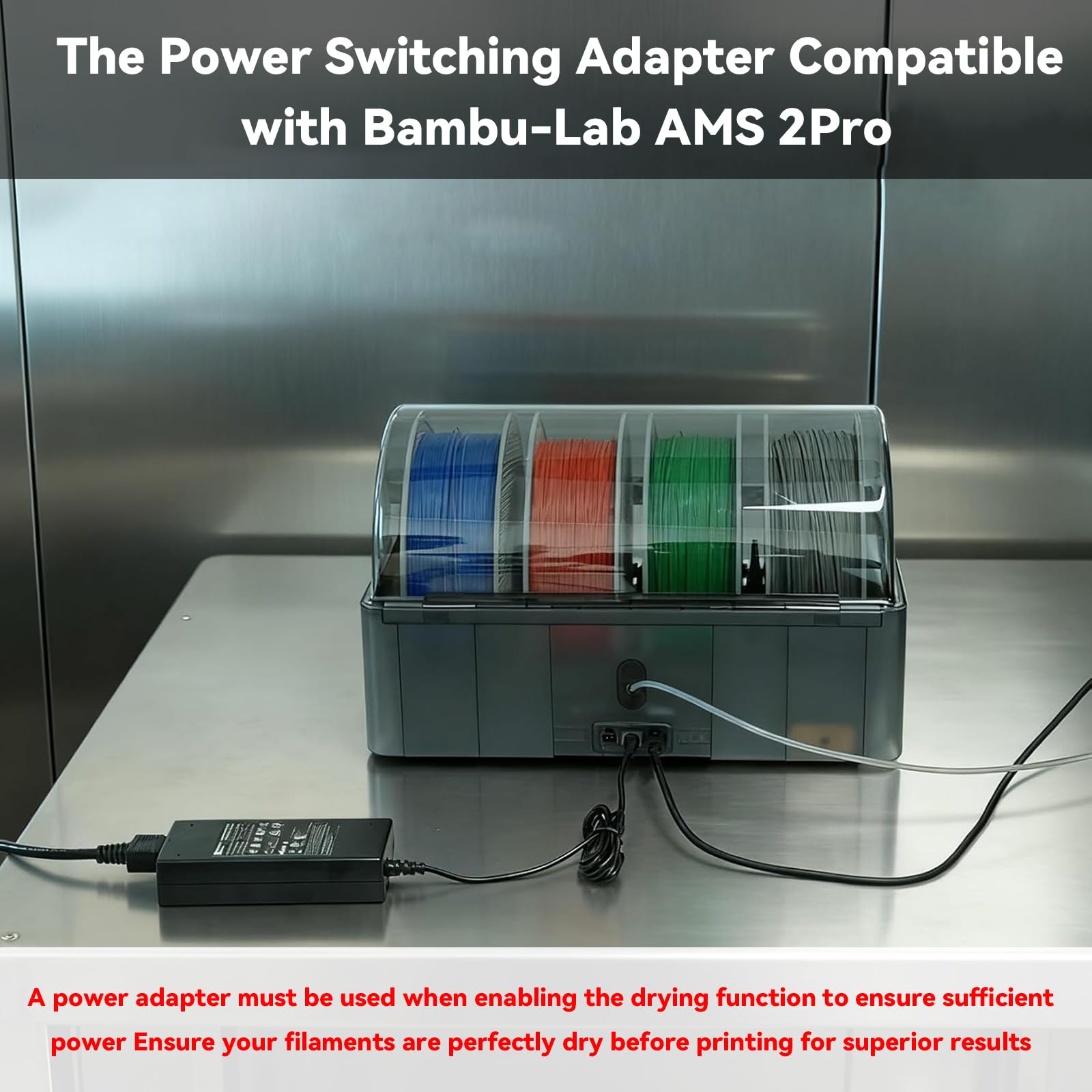 Amazon.co.jp: BambuLab AMS 2Pro自動マテリアルシステム用の24V 4A